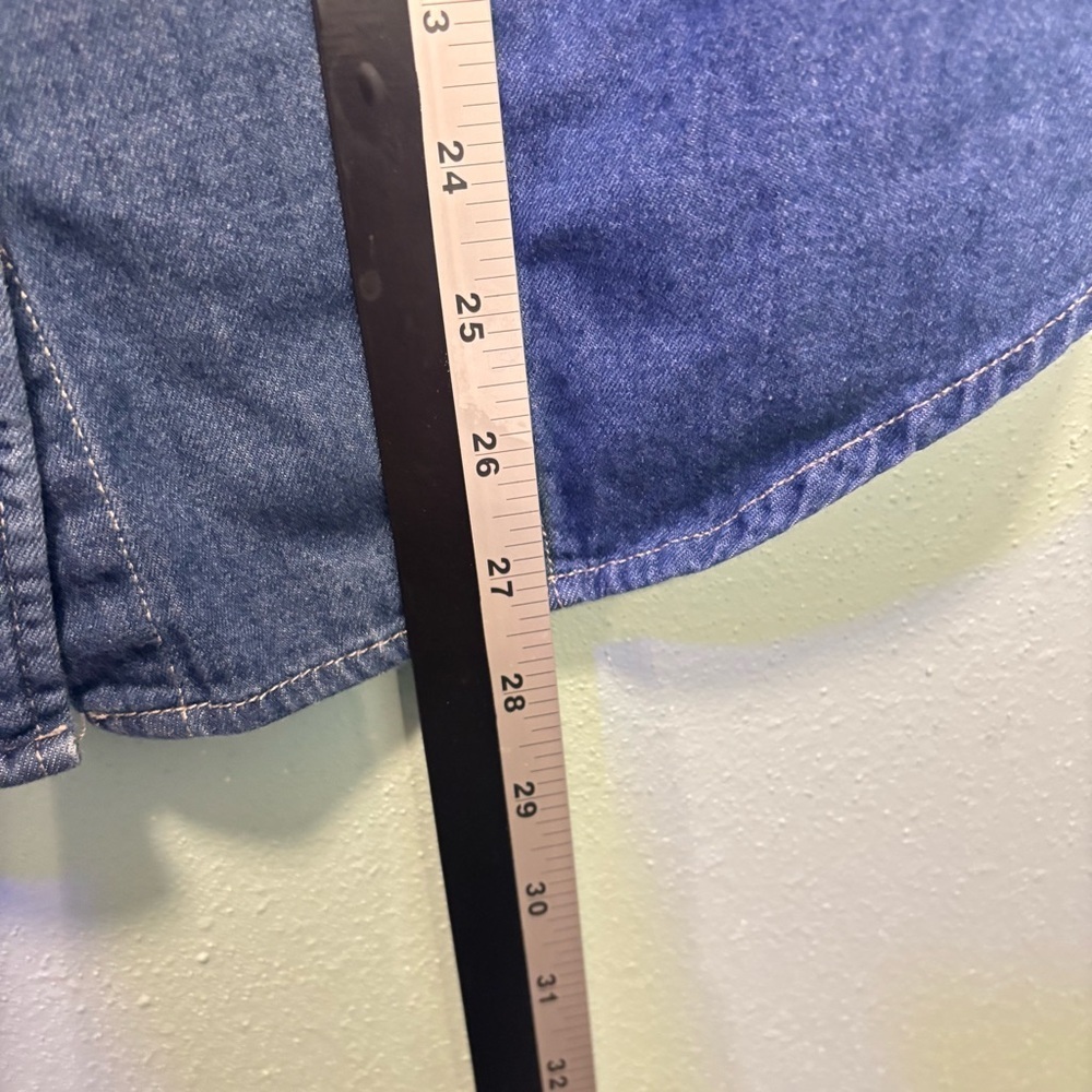 Calvin Klein Jeans Girls’ Blue Denim Button Down Shirt Dress Size M (8/10)​ - Picture 10 of 10